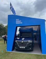 New Race Against Dementia Van at Silverstone